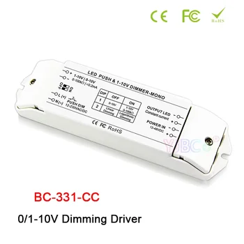 0-10V - PWM tompító jel átalakító 1-10V LED tompító meghajtó 350mA / 700mA / 1050mA max 2400mA push dim fényerő-szabályozó meghajtó BC-331-CC