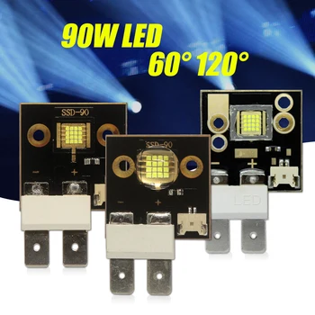 1-5db Led chip 90W SSD-90 High Power Stage Light 3V-5V 22A hideg fehér 8000K 60 és 120 fokos mozgó fej követi a Soptlight sugárfényt