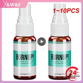 1 ~ 10DBS Hot Sale 10ML BurnUp Ultimate cellulit spray hatékony zsírégetők hasi derék combok feszesítés fűtés bőrfeszesítés
