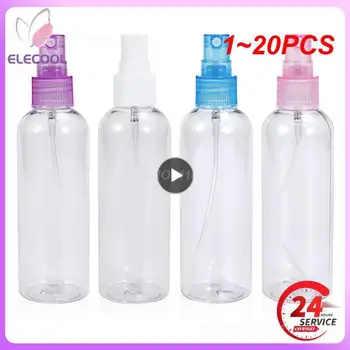 1 ~ 20DB 5 ~ 250ml permetező palackok Mini Travel műanyag üres palack hordozható kézmosás átlátszó spray porlasztó újratölthető