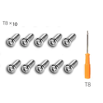 10 db T8 Torx csavaros csavarhúzó készlet szerszámkészlet XBOX SeriesX / XBOX ONE vezérlőkhöz Joypad alkatrészek