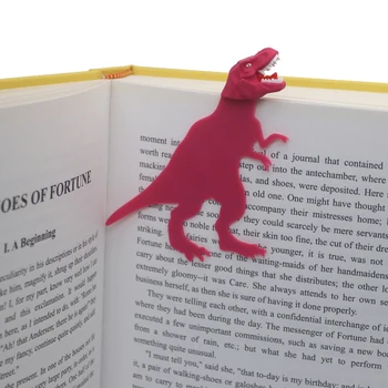 3D dinoszaurusz könyvjelző könyvekhez Fiú kedvenc rajzfilmállatai Könyvjel Könyvklipek Vicces írószer ajándék Aranyos iskolai kellékek