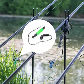 4db Fishing swingerek harapásgátló riasztóval Fishing Swinger hordozható orsóriasztó többszínű felszerelés tartozékok