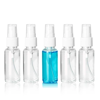 5 db újratölthető palack üres parfümporlasztó sminkspray palack