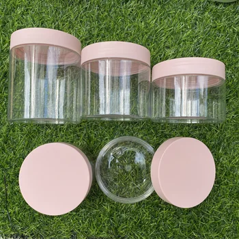 50/100/120/150/200ml rózsaszín zöld fehér Üres krémes üveg Arcmaszk doboz Max műanyag palackok Csomagolási palackok Alga-iszaptartályok
