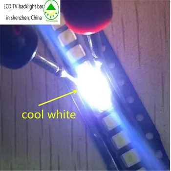  500 darabos / tétel LED gyöngyökhöz LG2835 1W 3V 280MA.repair LED szalag hideg fehér Küldjön képet ugyanaz! Jó minőségű 100%