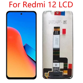 6.79'' Xiaomi Redmi 12 LCD kijelzőhöz Érintőképernyős panel digitalizáló Xiaomi Redmi 12 kijelző LCD-hez