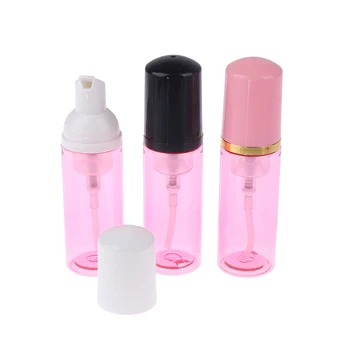 60ML átlátszó műanyag palack szappan Mousse Travel hordozható habpalack tisztító mosóhab adagoló alpalack