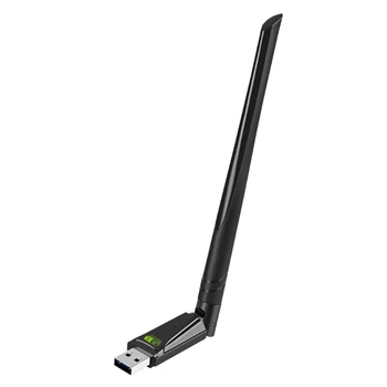 831D 650M USB WiFi adapter antennával Hordozható USB WiFi kártya Wifi vevő Kétsávos 2.4 + 5Ghz vezeték nélküli kártya