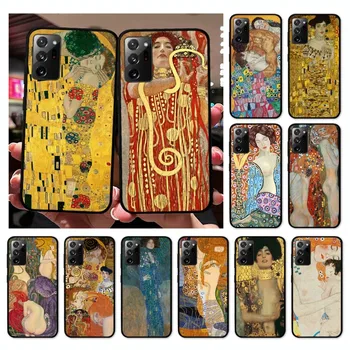 A Kiss Gustav Klimt festő telefontok Samsung Note 8 9 10 20 pro plus lite M 10 11 20 30 21 31 51 A 21 22 42 02 03