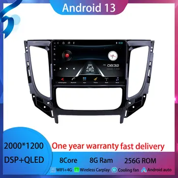 Android 13 Mitsubishi L200 5 2015 - 2019 autórádióhoz Multimédia videó lejátszó Android automatikus vezeték nélküli adapter