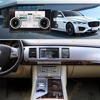 Android autó légkondicionáló AC / C panel Jaguar XF 2005 - 2012 autó multimédia lejátszó HD érintőképernyő LCD képernyő Légkondicionáló műszer