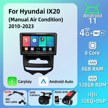 Android autórádió sztereó Hyundai ix20 ix-20 2010-2023 kézikönyv AC 2 Din multimédia Carplay navigáció Autoradio GPS fejegység