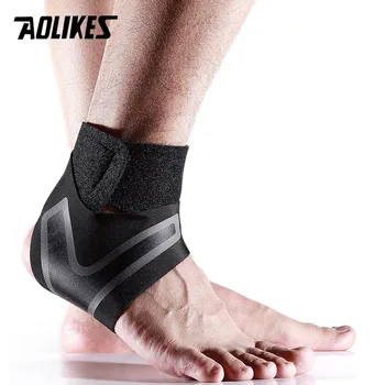 AOLIKES Bokatartó merevítő, rugalmasságmentes beállítás elleni védelem lábkötés, rándulásmegelőzés Sport fitnesz védőszalag