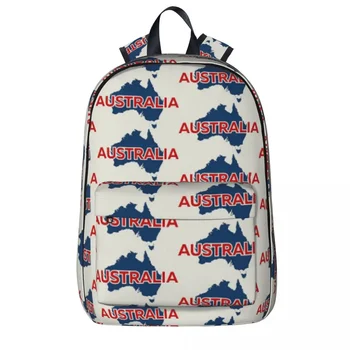 Ausztrál zászlós hátizsákok Nagy kapacitású diákkönyv táska Válltáska Laptop hátizsák Vízálló utazási hátizsák Iskolatáska