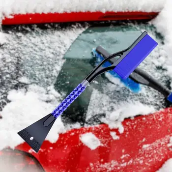  Automatikus szélvédő hóeltakarító seprű Hatékony autó hókefe jégkaparó levehető hosszú fogantyúval a könnyű és hatékony