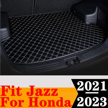 Autó csomagtartó szőnyeg a Honda Fit Jazz 2021 2022 2023 hátsó rakománybélés hátsó hátsó csomagtartó csomagtartó csomagtartó Védje a betétszőnyeg belsejét AUTO alkatrészek