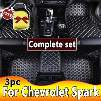 Autó padlószőnyegek Chevrolet Holden Barina Spark EV Ravon R2 M300 2011 ~ 2015 Anti-dirt Pad szőnyegek Bőr szőnyeg autó kiegészítők