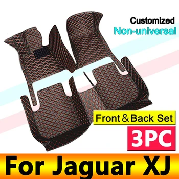 Autó padlószőnyegek Jaguar XJ X351 2010 ~ 2019 5üléses tartós bőrszőnyeg szennyeződésgátló párnák szőnyeg autó belső alkatrészek autó kiegészítők