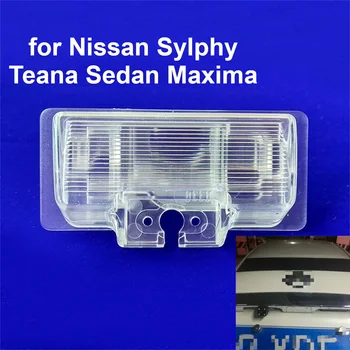 Autó rendszámtábla lámpák felszerelése Visszapillantó kamera konzol Nissan Sylphy Teana szedán Maxima Sentra Venucia