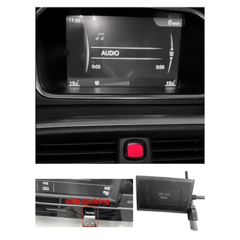 Autó USB interfész Bővítő aux audio bemeneti interfész Mercedes-Benz Volvo Peugeot autóalkatrészekhez