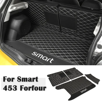 Autóbőr teljesen zárt csomagtartó párna hálós táska tároló szőnyeg Mercedes Smart 453-hoz Forfour belső kiegészítők Styling termékek