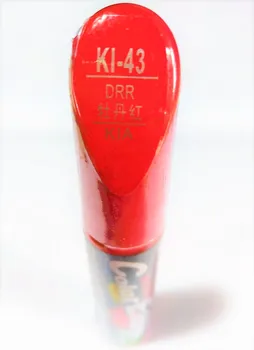 Autós karcolásjavító toll, automatikus ecsetfestő toll piros színű KIA K2 RIO 2012-2016