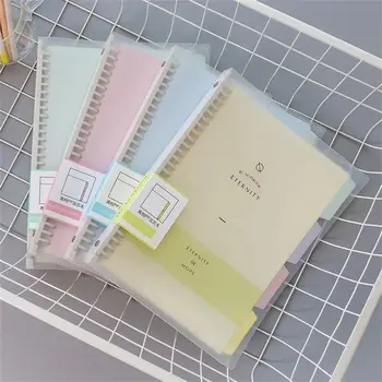 B5 A4 A5 tekercshéj kézikönyv Laza levelű jegyzetfüzet Sűrített iratgyűjtő jegyzetfüzet Kiváló minőségű spirál notebook