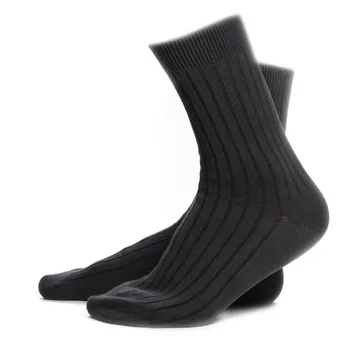 Bambuszrost férfi zokni négy évszak üzlet közepes készletű zokni férfi zokni fekete harisnya lélegző alkalmi férfi zokni