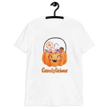 Candylicious Pumpkin Treats Tee: Halloween's Sweet Delight
