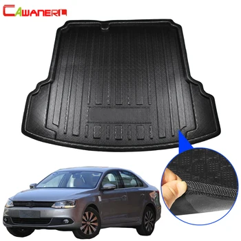 Cawanerl autó csomagtartó szőnyeg farok csomagtartó tálca bélés hátsó padló szőnyeg rakomány sár rúgópad tartozékok Volkswagen Sagitar 2012-2017