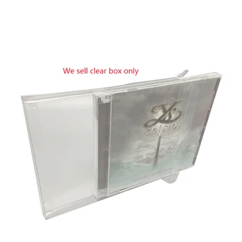 CD VCD Album tároló doboz Gyűjtemény Kijelző doboz Átlátszó védődoboz 3DS DC SS 1CD 2CD 3CD 4CD Lemezdoboz Védő