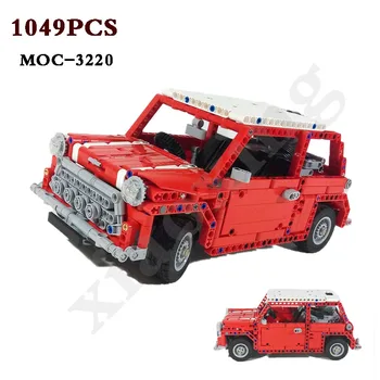 Classic modell Moc-3220 Classic Mini Jeep építőelemek Autó modell 1047PCS építőkészlet építőelemek Játék gyerekek születésnapi ajándék
