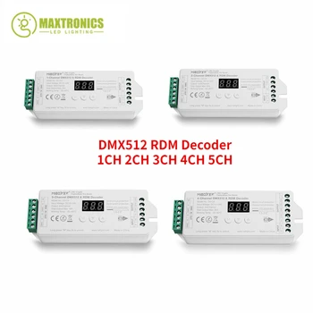 DC12-24V 1 2 3 4 5 csatornás állandó feszültség D1-CX D2-CX D3-CX D4-CX D5-CX DMX512 RDM dekóder 1CH 2CH 3CH 4CH 5CH LED világításhoz