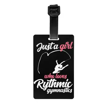 Egyéni ritmikus gimnasztika táncos poggyászcímke névkártyával Adatvédelem Borítóazonosító címke utazótáska bőröndhöz