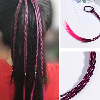Előre nyújtott könnyű fonat 45cm haj DIY ombre Jumbo fonat hajhosszabbítás hajfonat rózsaszín lila afrikai nő szürke