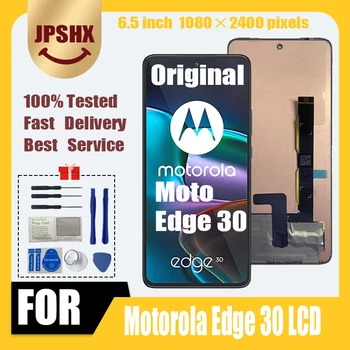 Eredeti Motorola Edge 30 LCD kijelzőhöz Érintőképernyő képernyő digitalizáló szerelvény Moto Edge30 LCD kijelzőhöz