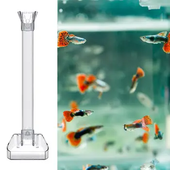 Erős haltartály Élelmiszercső akril állítható flashboard haltartály etetőcső akváriumi hal garnélarák élelmiszer-adagoló