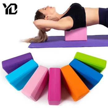 EVA hab jóga blokk jóga edzőterem fitnesz kiegészítők Pilates edzés Gyakorlat otthon Edzőeszközök Bloque jóga alakformálás