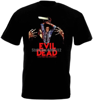 Evil Dead Movie plakát Férfi Oroszország pólók Rendőrpólók Sátánizmus Pólók Mardi Gras ruhák Dggauf