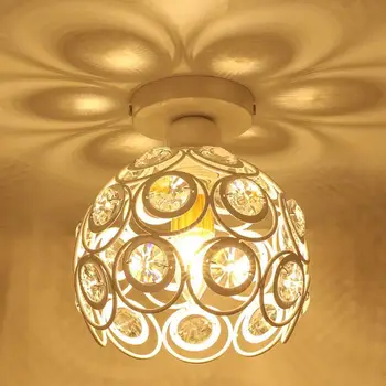 Exquisite Crystal mennyezeti fényfedél E27 foglalatos medál lámpabúra Lakberendezés