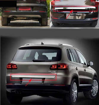 Fit for Volkswagen Tiguan 2010-2015 króm hátsó csomagtérajtó ajtófedél Hátsó ajtó burkolat díszléc díszléc díszítő stílus 2011 2012 2013