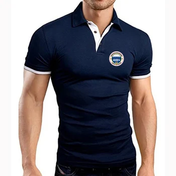 Franciaország csendőrség GIGN 2023 Divat póló férfi pólók Férfi sport légáteresztő rövid ujjú felsők márka üzleti ruházat