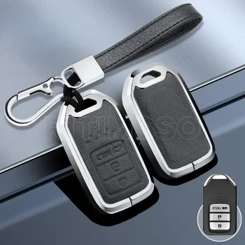  fém autós távirányító kulcstok fedél héj a Honda CRV CRV Fit Civic Accord HR-V HRV City XR-V protektortartó kulcs nélküli