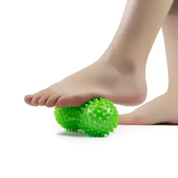 Földimogyoró alakú masszázslabda Izom megkönnyebbülés jóga sport fitnesz labda tartós PVC edzés relaxációs terápia masszírozó stressz labda