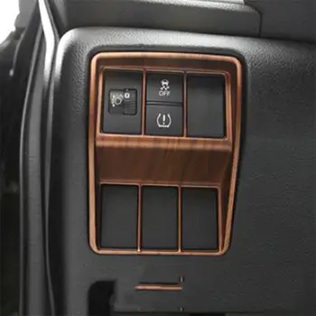 Honda CRV CR V 2017 2018 2019 2020 2021 ABS szénszálas autó fényszóró beállító kapcsoló gomb panel dekorációs burkolatok
