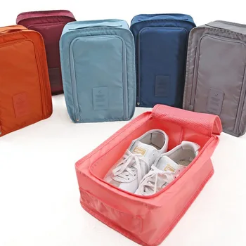 Hordozható cipőszervező táska, összecsukható kis cipőtáska, utazótáska, utazócipő-táska, hordozható tárolótáska