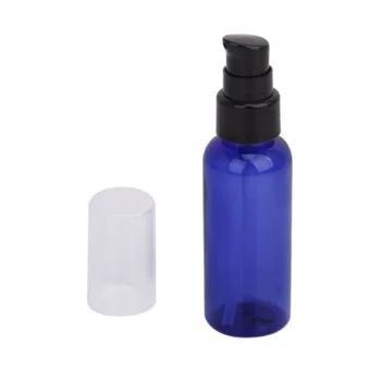  Hot Sale 50ML hordozható újratölthető palackok krém kezelő szivattyú palack kupakkal Kozmetikai újratölthető palackok utazáshoz