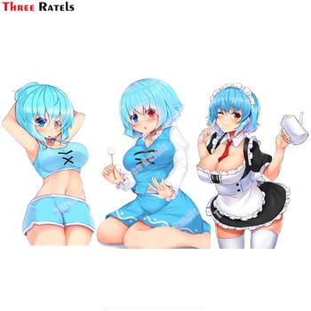 Három Ratel A869 Tatara Kogasa Touhou személyre szabott anime lány matricák és matricák Anti Scratch film dekorációs vinil anyag