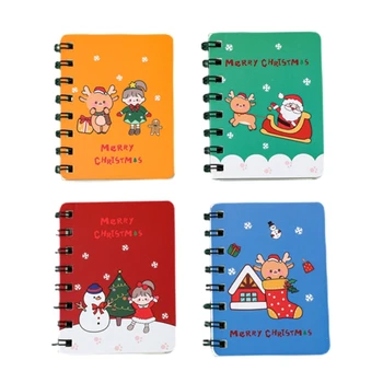  ikertekercses kötésű mini notebook kis írópad gyereknek, diáknak, lánynak és fiúnak